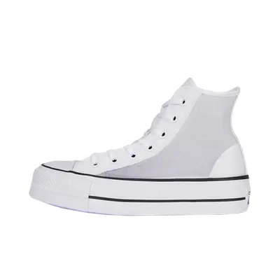 White mesh best sale converse