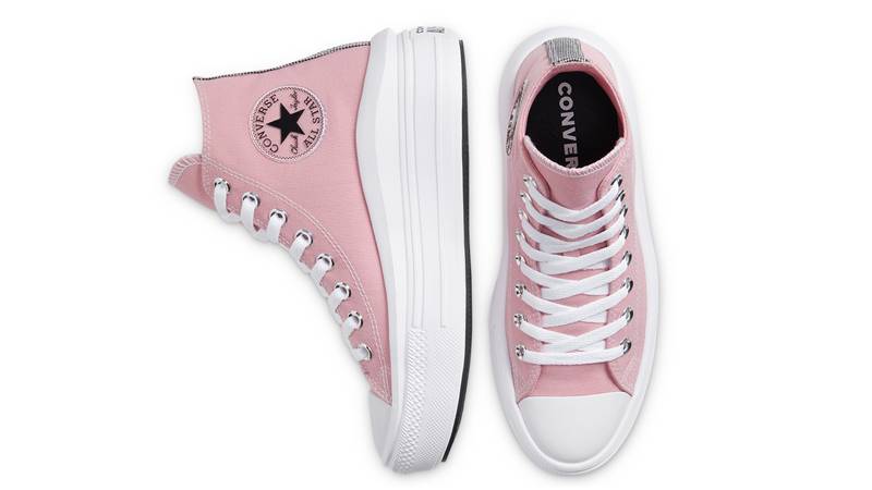 Converse Chuck Taylor All Star Move High Top Pink Middle