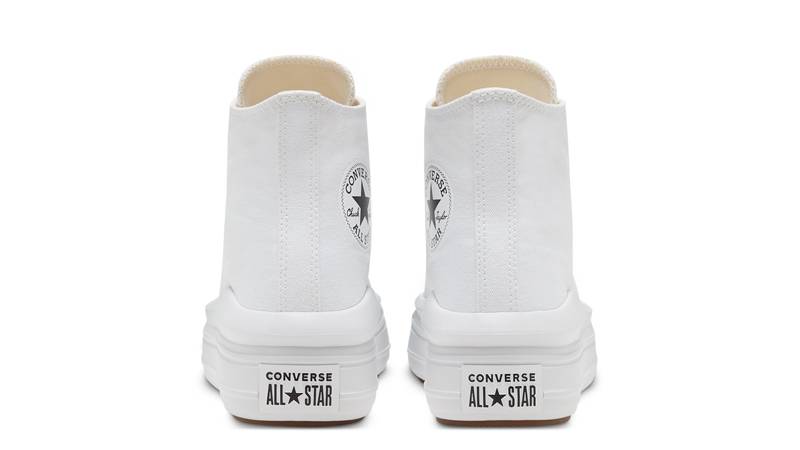 Converse Chuck Taylor All Star Move High Top White Back