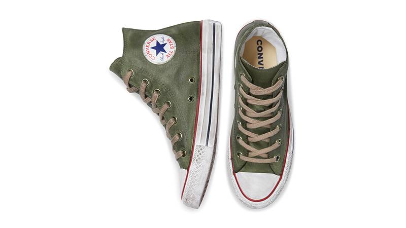 waxed canvas chuck taylor all star high top