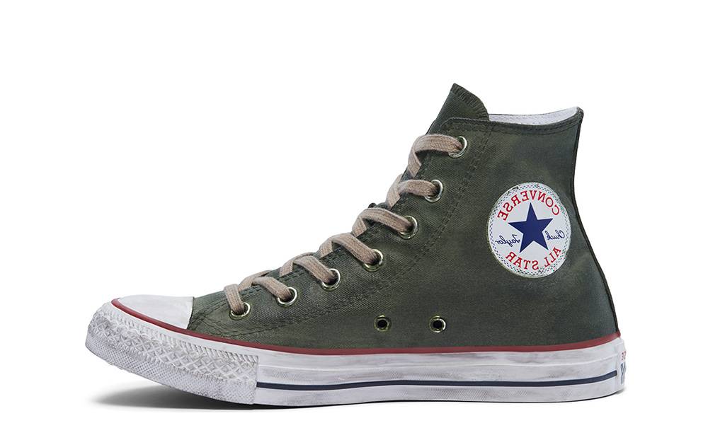 Converse Waxed Canvas Chuck Taylor All Star High Top Green