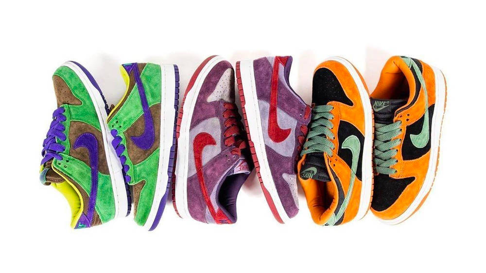 Image via dunksrnice Nike Dunk Low "Ugly Duckling Pack"