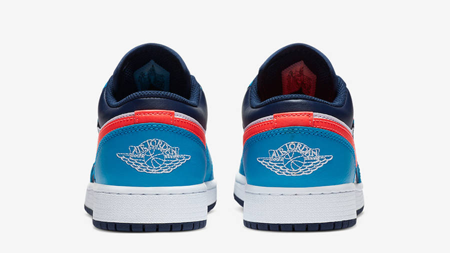 Jordan 1 Low Blue Red Where To Buy Cv42 100 The Sole Supplier