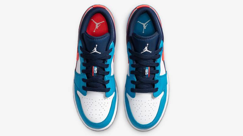 Jordan 1 Low Blue Red Where To Buy Cv42 100 The Sole Supplier