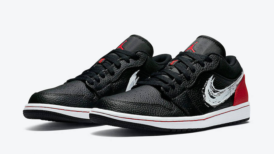 jordan 1 low brushstroke