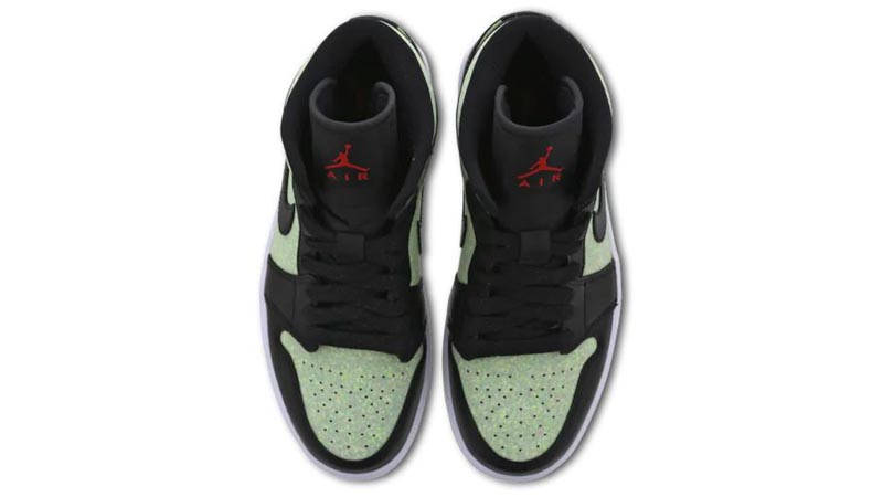 Jordan 1 Mid Black Barely Volt