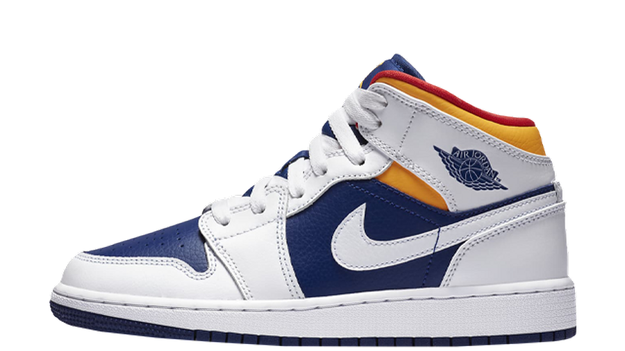 jordan 1 gs blue and orange