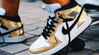 Jordan 1 Mid SE Metallic Gold | Where 