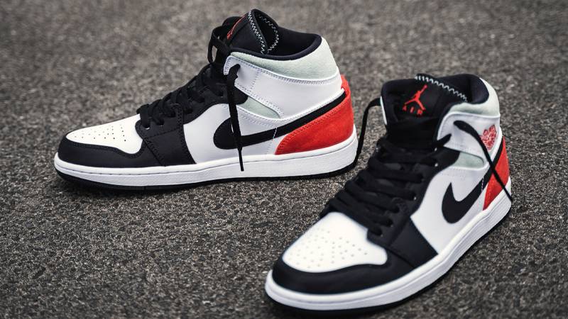 air jordan 1 mid union black toe