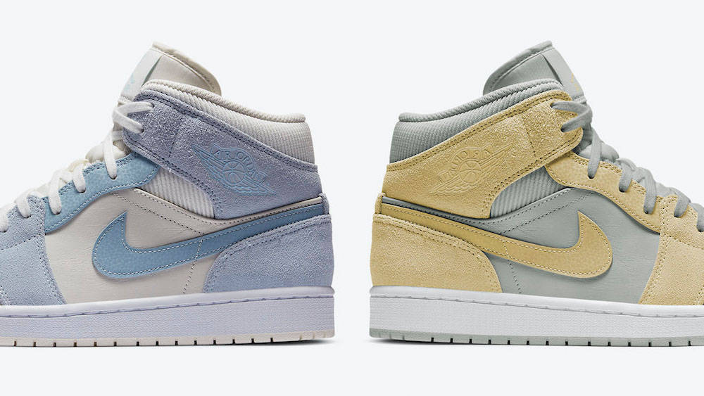 Jordan 1 bleu discount pastel