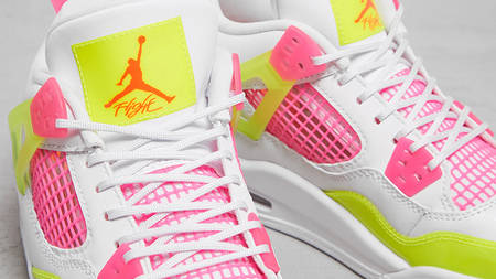 Barbie Vibes Feature On The Air Jordan 4 GS 'Lemon Venom' Barbie Vibes Feature On The Air Jordan 4 GS 'Lemon Venom'