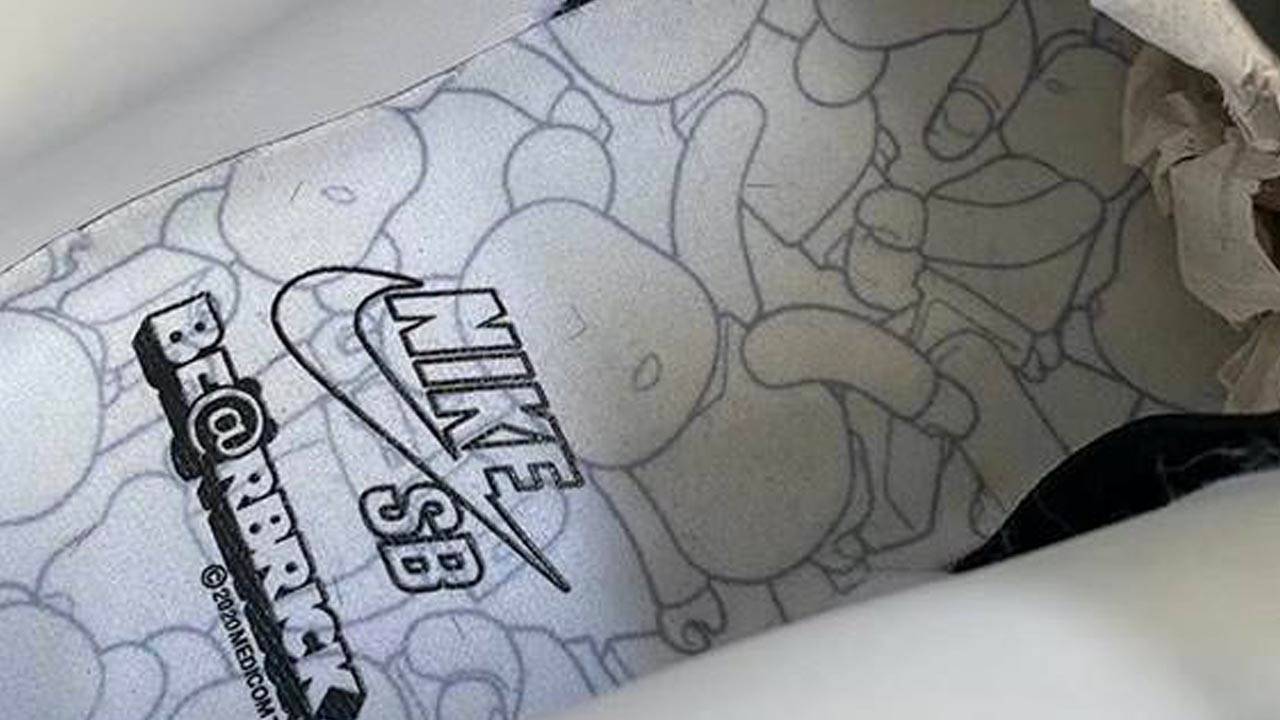 Medicom Toy x Nike SB Dunk Low "BE@RBRICK"
