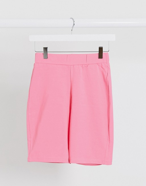 NA-KD leggings shorts in pink
