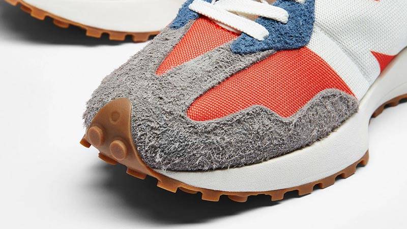 New Balance 327 Orange Blue