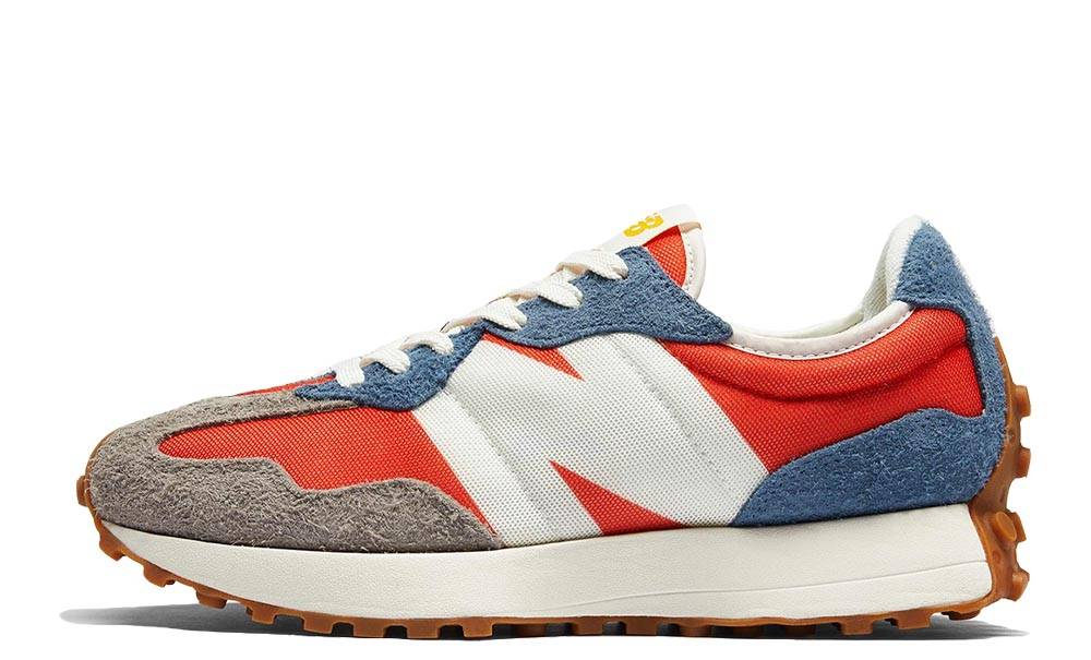 New Balance 327 Orange Blue