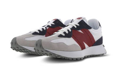 new balance 327 white blue red