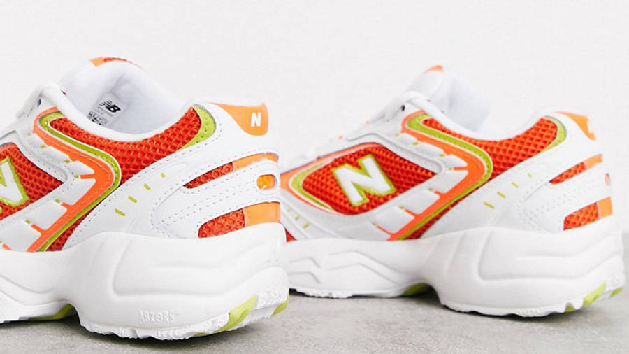 new balance 452 white and orange