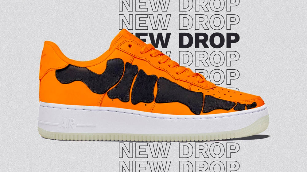 The Nike Air Force 1 "Orange Skeleton" Gets Unveiled Nike Air Force 1 "Orange Skeleton"