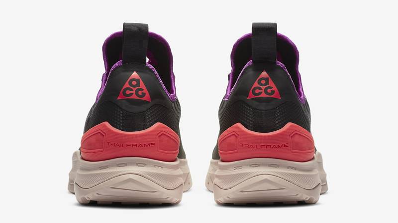 Nike ACG Air Zoom AO Black Laser Crimson Back