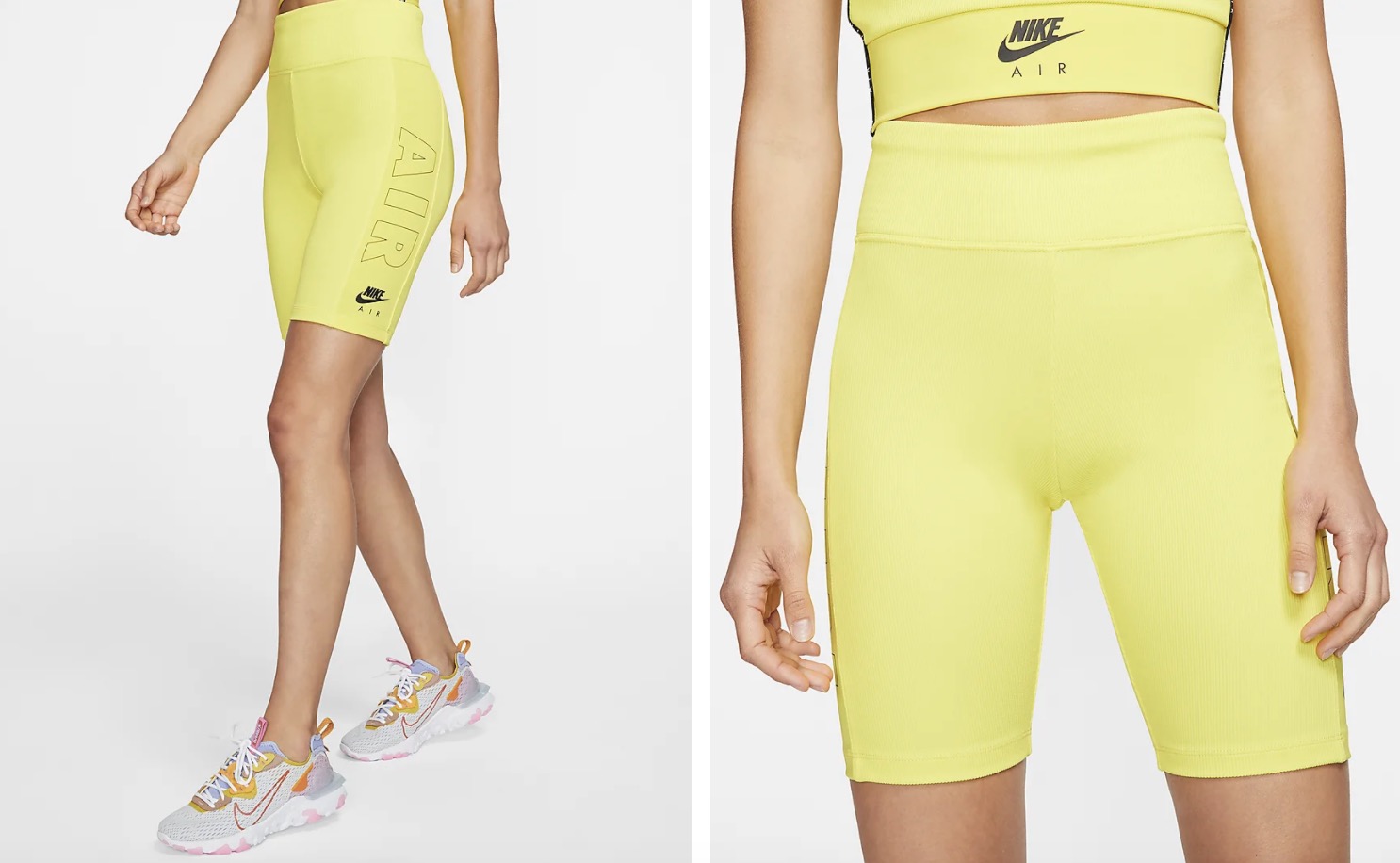 Nike Air Bike Shorts Yellow