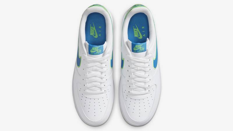 nike air force 1 blue green