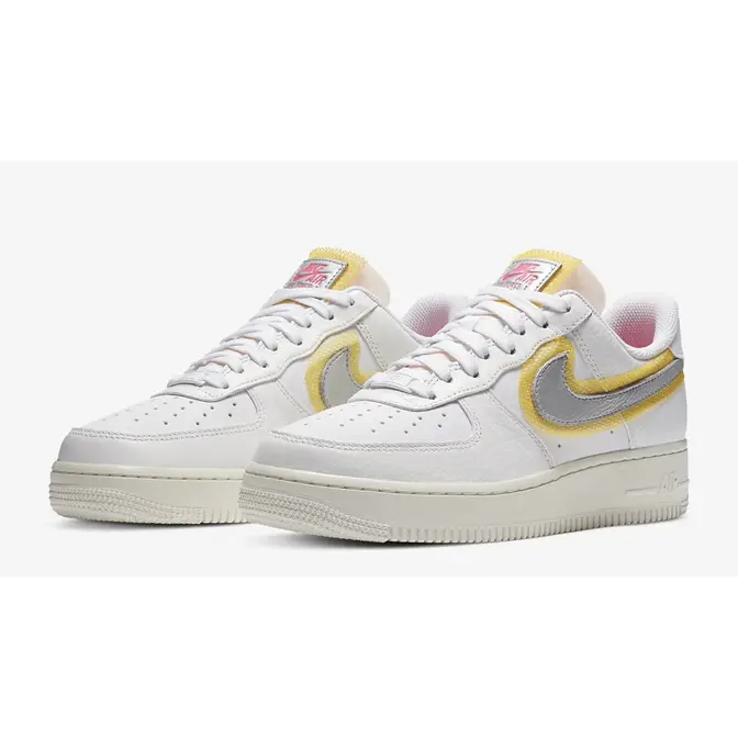 Nike Air Force 1 07 White University Gold | Where To Buy | CZ8104-100 ...