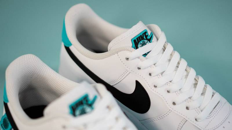 air force 1 07 trainers white black blue fury