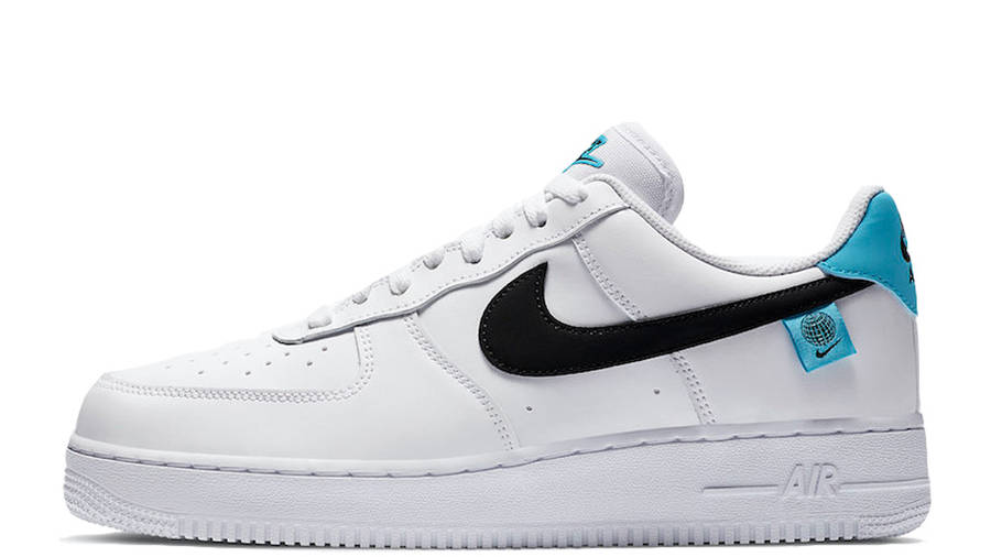 nike air force 1 white with blue