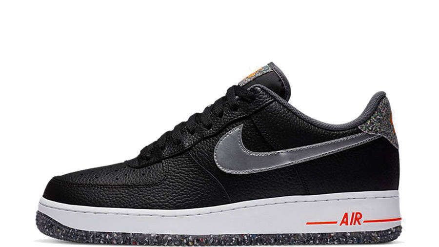 nike air force 1 black metallic silver