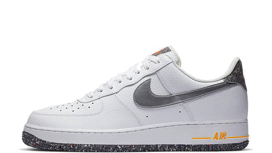 air force 1 07 trainers summit white metallic silver