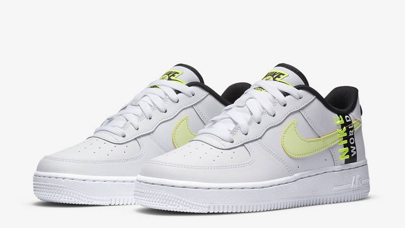 Nike Air Force 1 LV8 GS White Volt