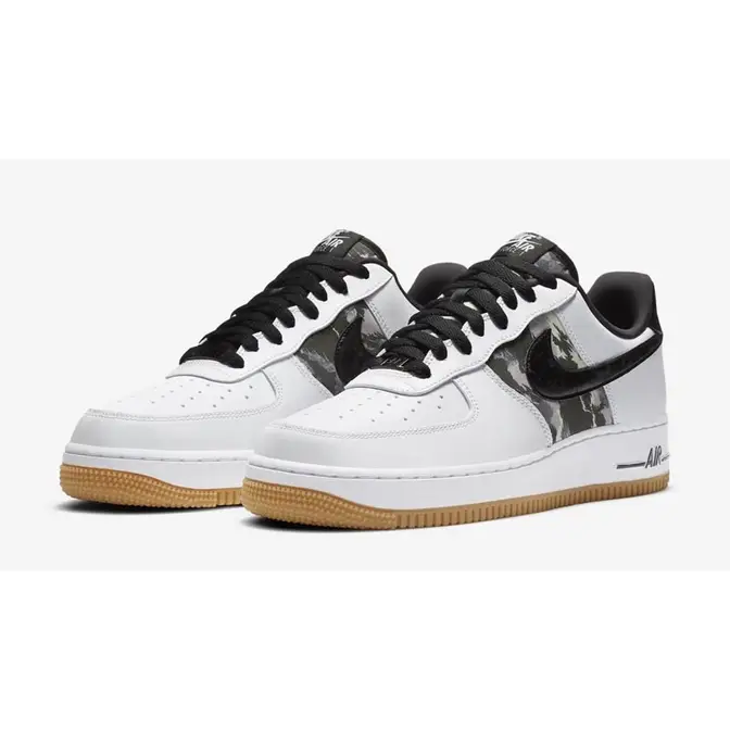 Black and white shop camo air force 1