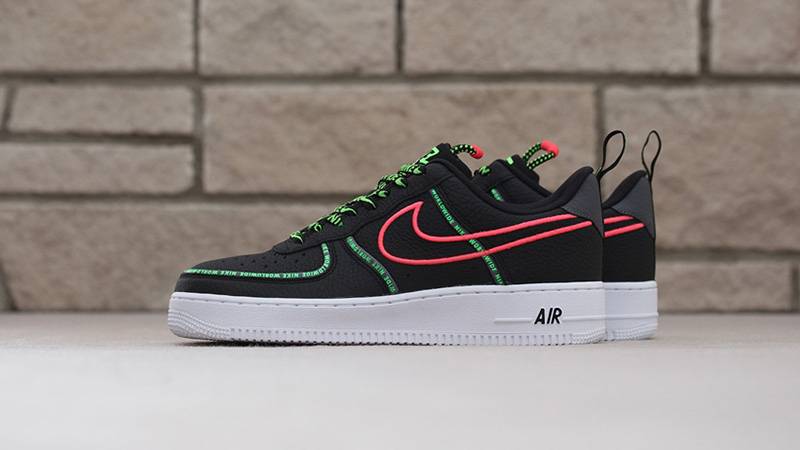 black and green air force 1