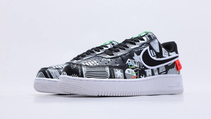 nike air force 1 low worldwide black white