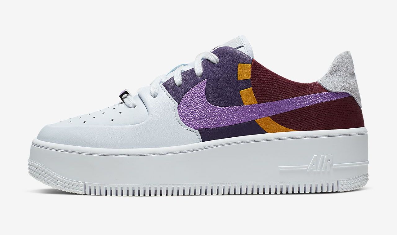 Nike Air Force 1 Sage White PurpleÂ 