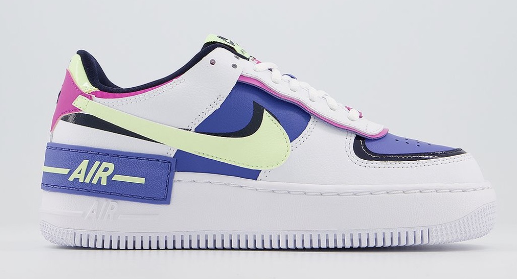 Nike Air Force 1 Shadow Sapphire Barely Volt
