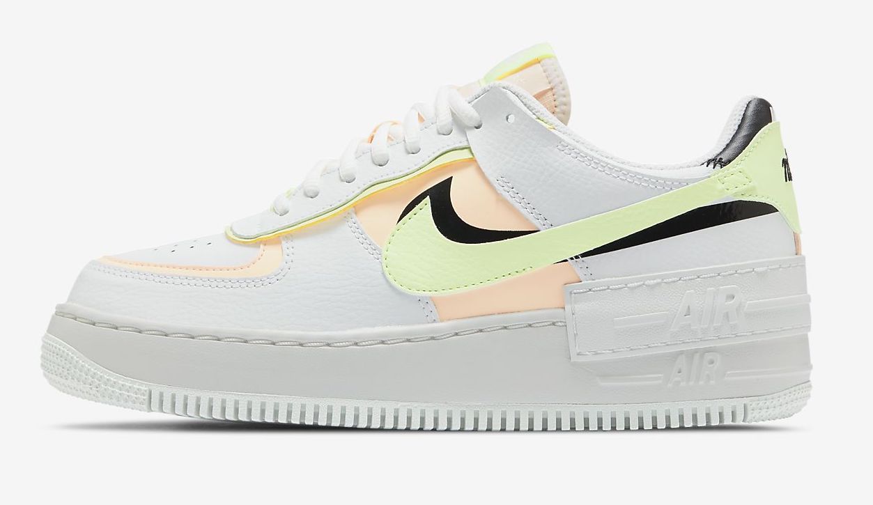 Nike Air Force 1 Shadow Summit White Barely VoltÂ 