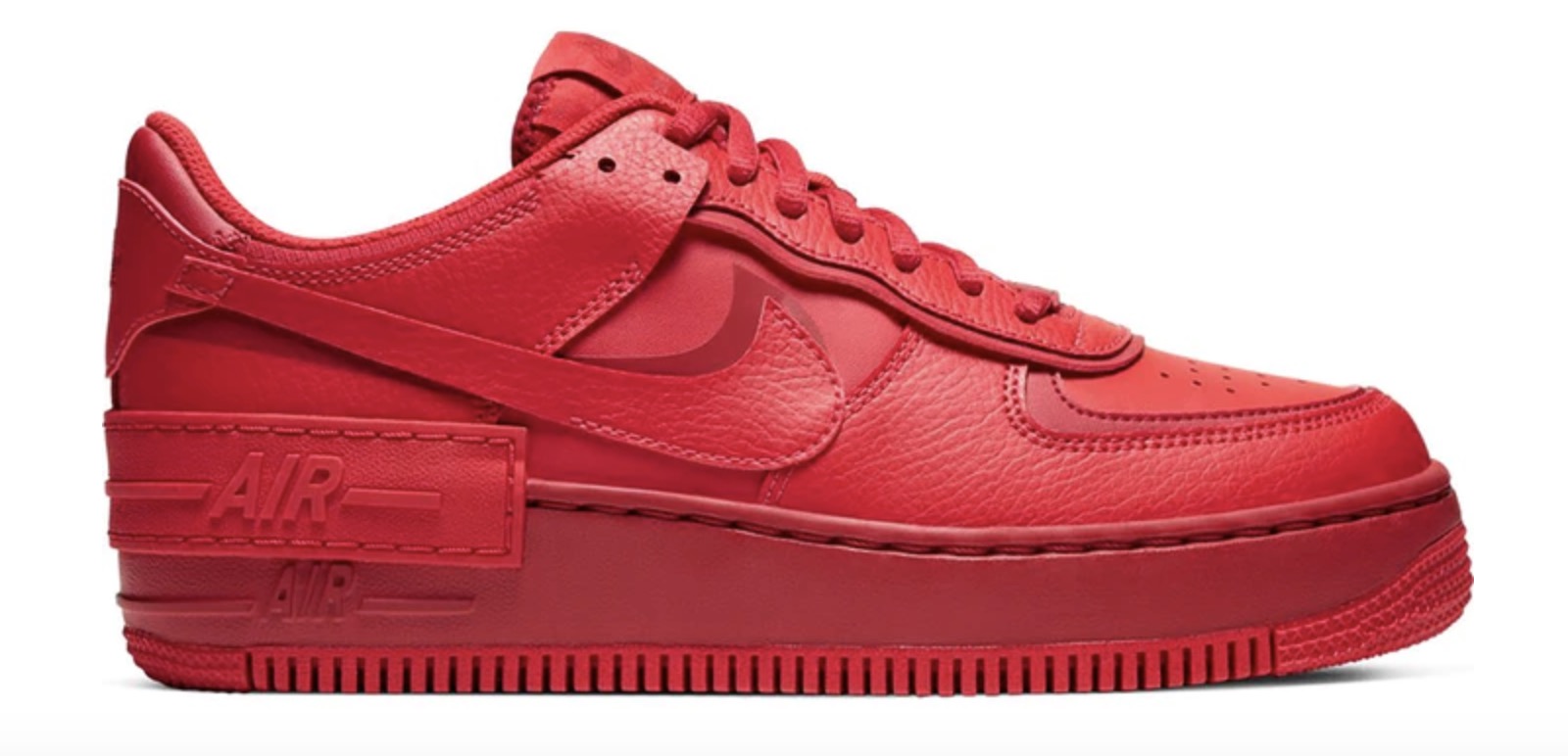 Nike Air Force 1 Shadow Triple Red