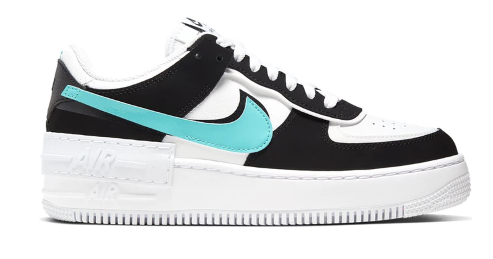 Nike Air Force 1 Shadow White Black AuroraÂ 