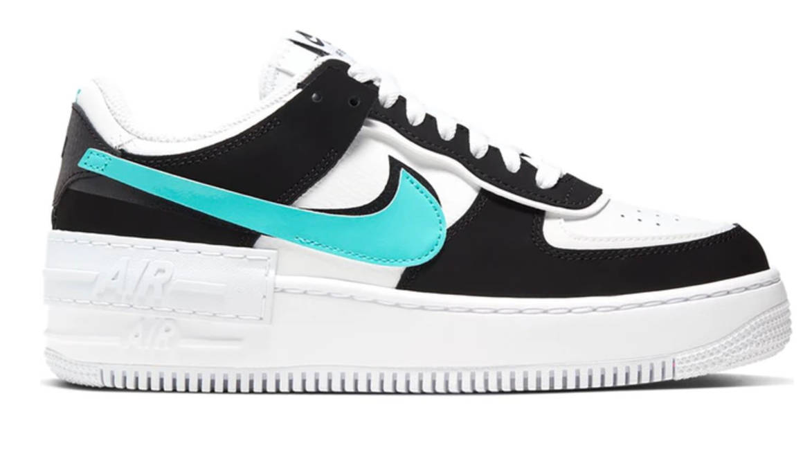 nike air force 1 shadow black blue
