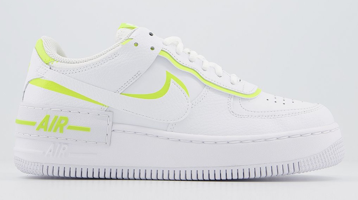 Nike Air Force 1 Shadow White Lemon VenomÂ 