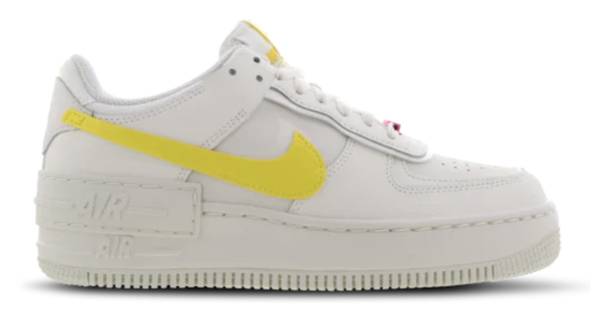 Nike Air Force 1 Shadow White Opti Yellow