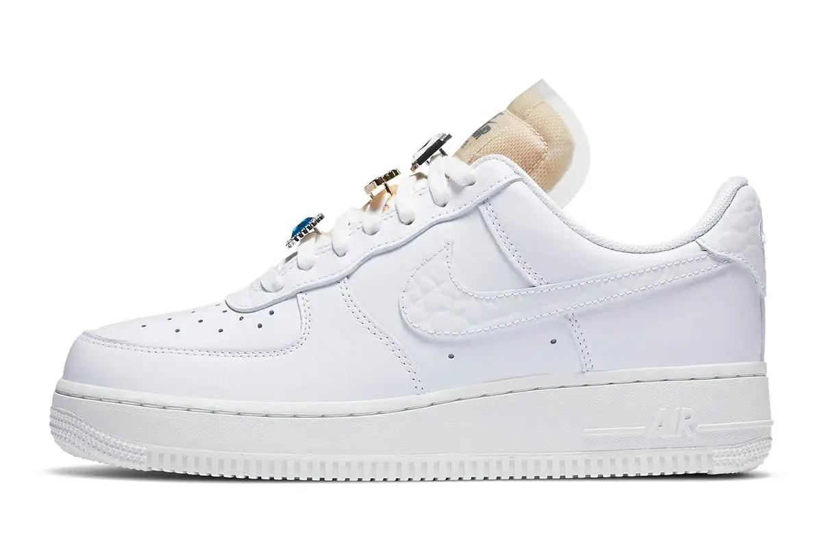 The Nike Air Force 1 Looks Luxurious With Jewel Lace Locks | The Sole ...