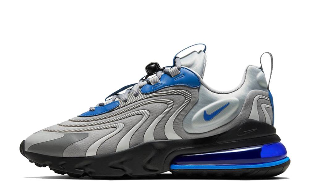 Nike Air Max 270 React ENG Grey Black Blue Where To Buy CJ0579-001