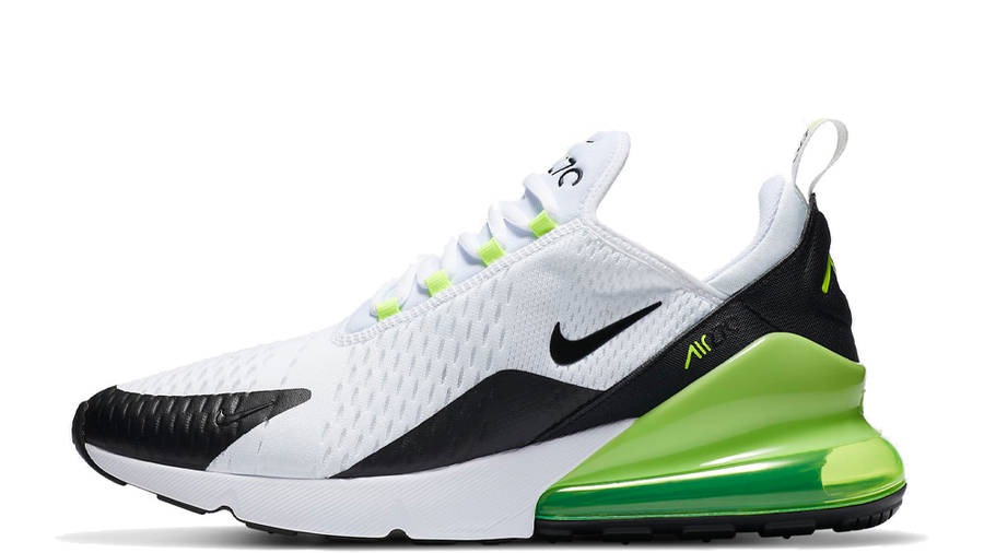 nike air 270 white and green