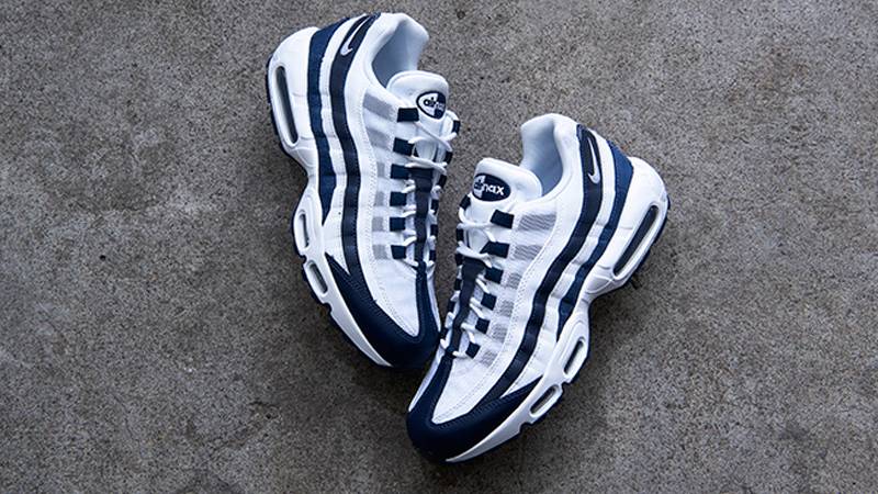 Nike air max outlet 95 essential white navy