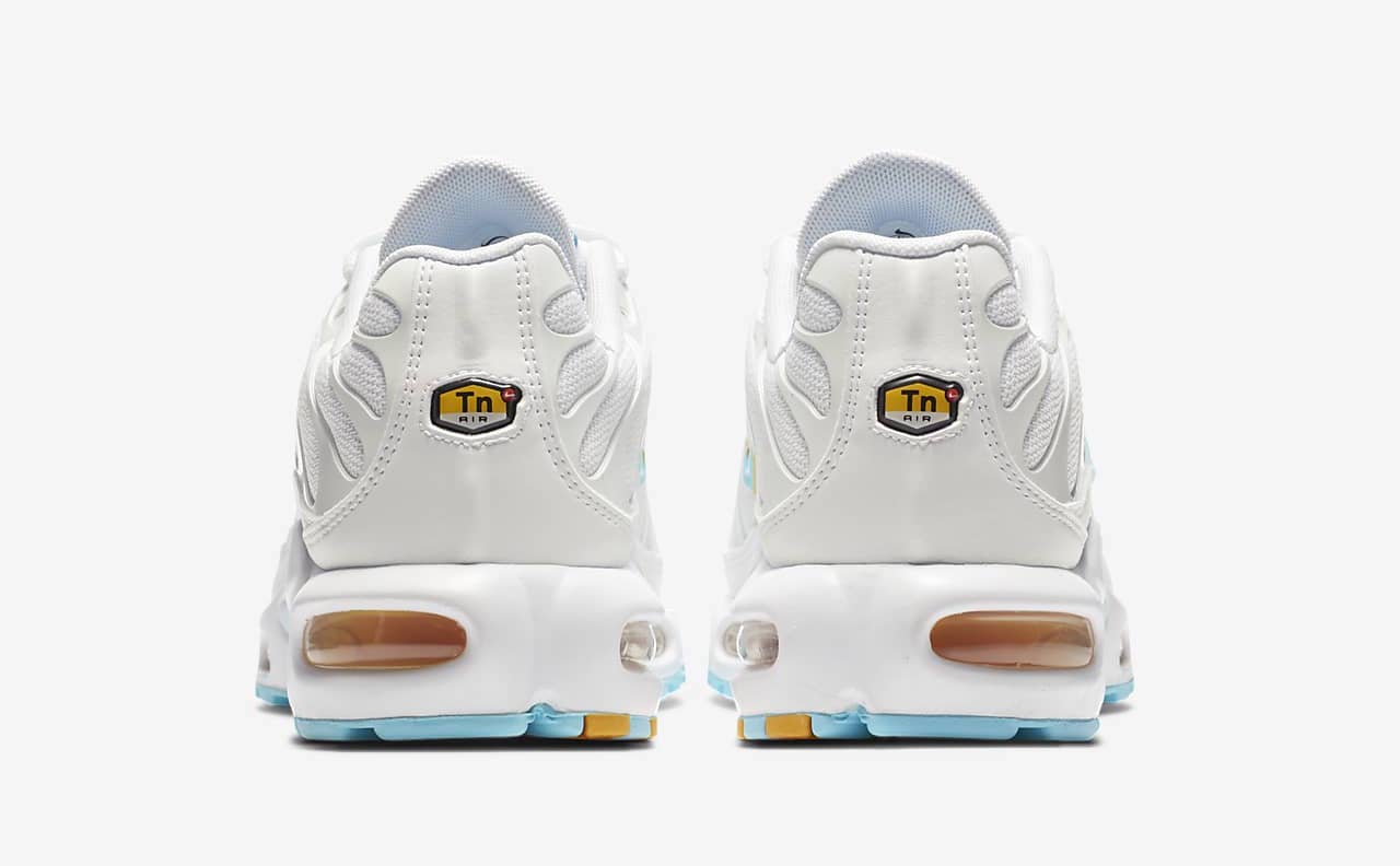 Nike Air Max Plus White Glacier Blue heel