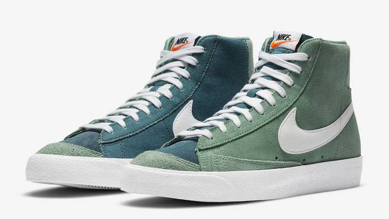 jade green nike blazers