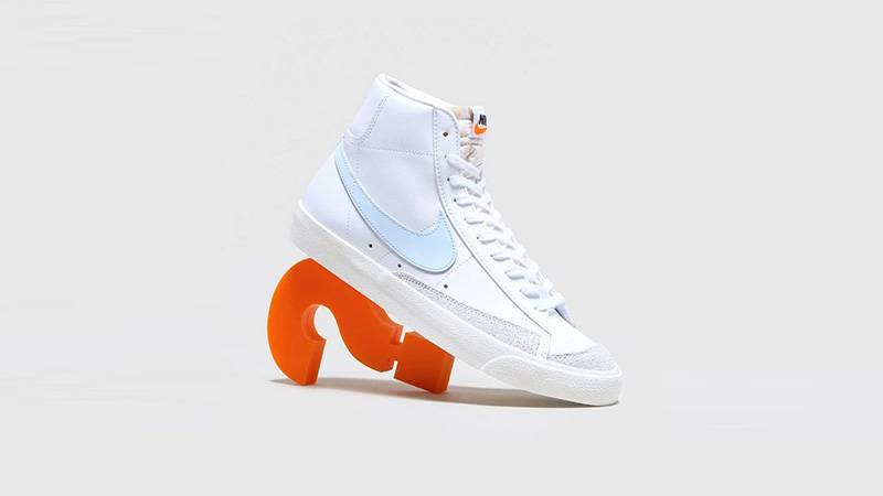 Nike Blazer Hi Vintage White Blue BQ6806-109 side