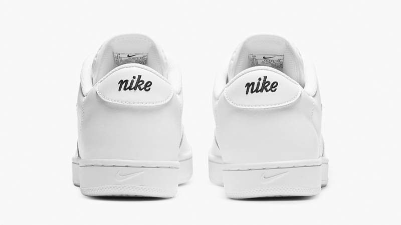 Nike Court Vintage White Total Orange Back